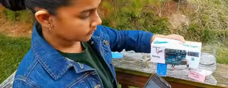 Una niña de 11 años inventa un detector de plomo en agua con nanotecnología