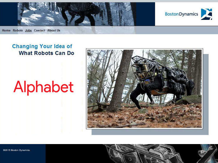 Google pone a la venta Boston Dynamics