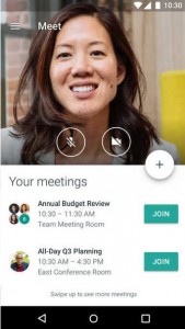 Hangouts Meet y Chat