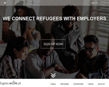 Plataforma web de empleo para refugiados, Refugees Work