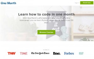 Sitios para aprender cosas nuevas en internet: One Month