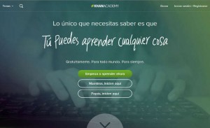 Sitios para aprender cosas nuevas en Internet: KhanAcademy