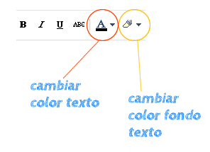 cambiar color texto blogger