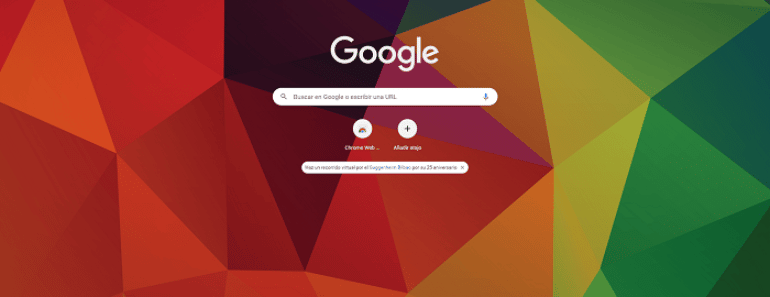 Cómo cambiar el fondo de Google Chrome
