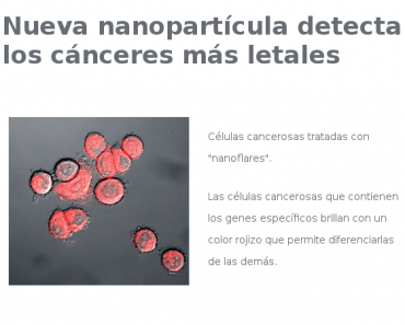 Nueva nanopartícula detecta las células cancerosas más letales en sangre
