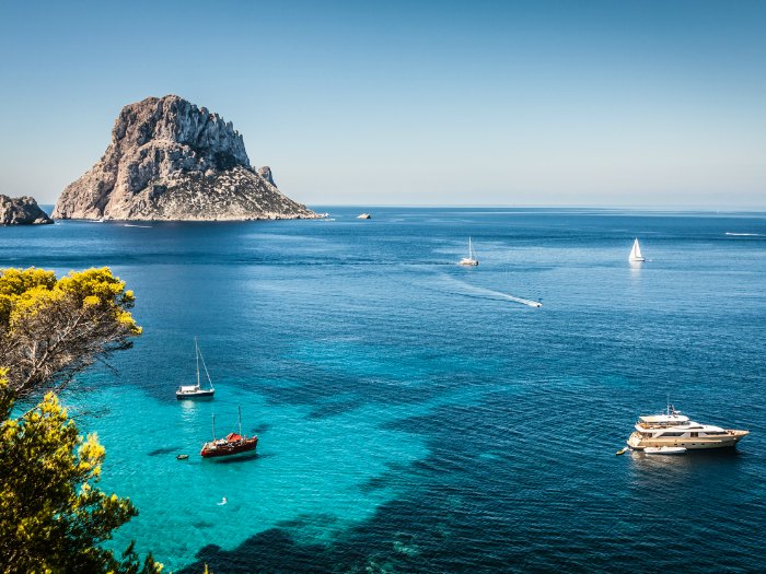 Playas en Ibiza: Cala d'Ort