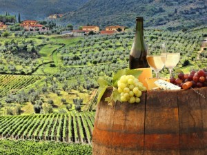 La Región de Chianti, Toscana (Italia)