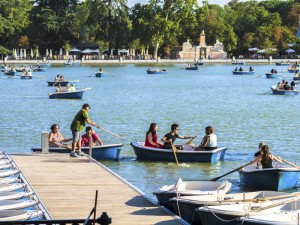 Parcas del lago del Retiro Madrid