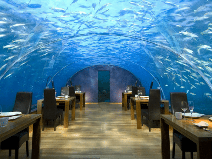 Ithaa Undersea Restaurant, Maldivas
