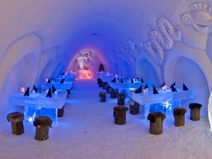 Lumilinna Snow Restaurant, Kemi, Finland