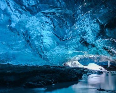 Cueva de hielo Skaftafell en Islandia