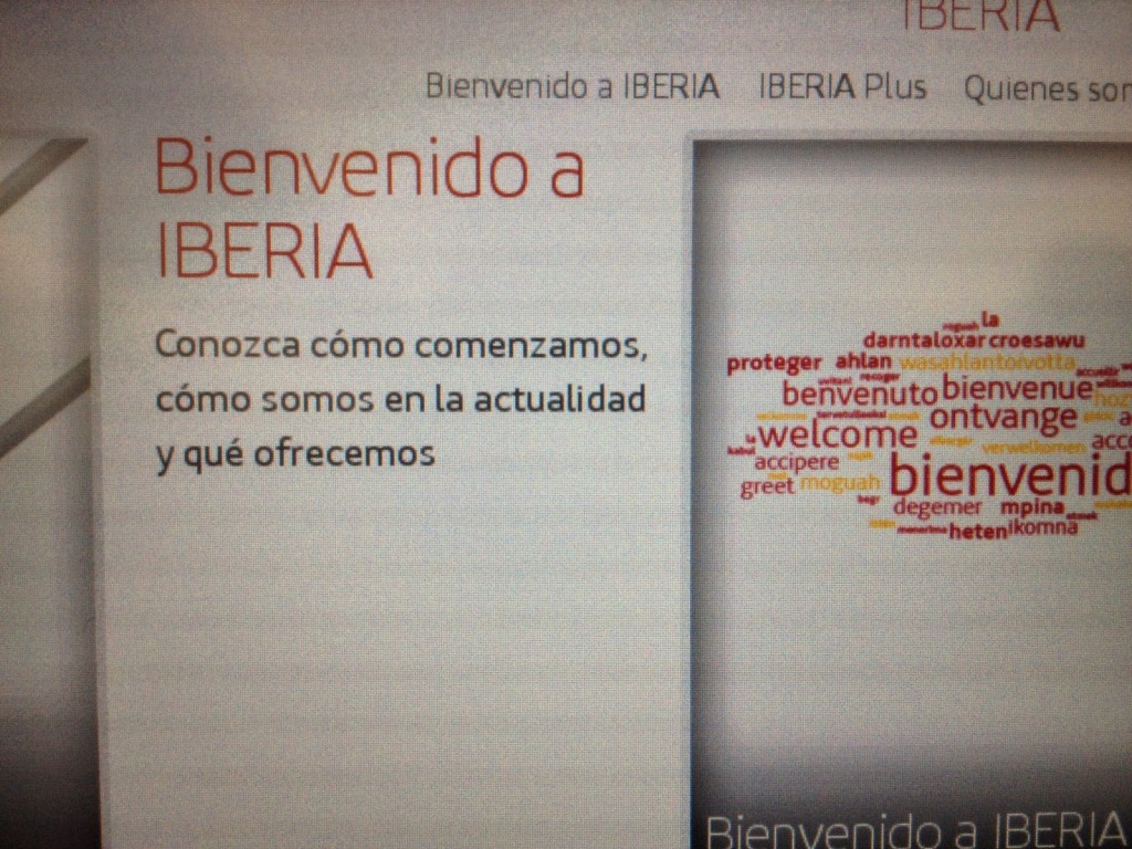 Bienvenido a Iberia