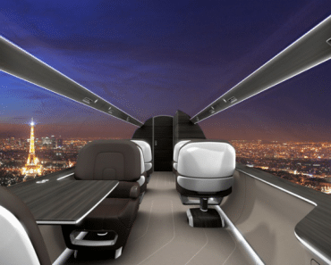 Un avión sin ventanas, ¿el futuro de la aviación comercial?