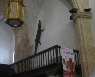 El Viso del Marqués. Palacio y cocodrilo