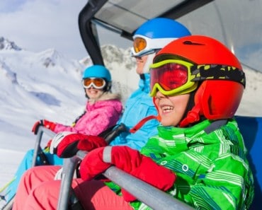 Estaciones de esqui para niños