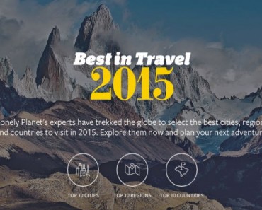 Los mejores destinos para viajar en 2015 según Lonely Planet
