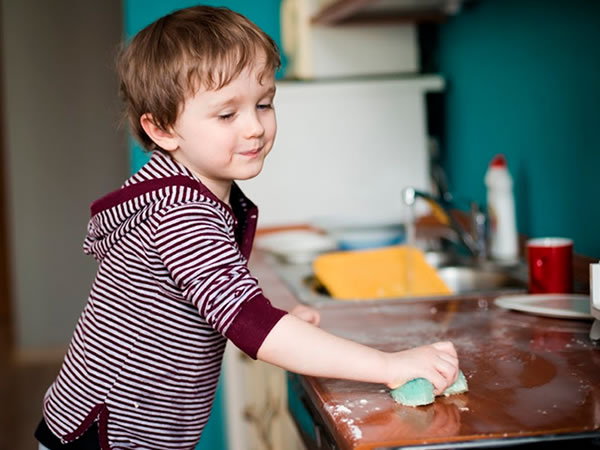 implicar niños tareas hogar